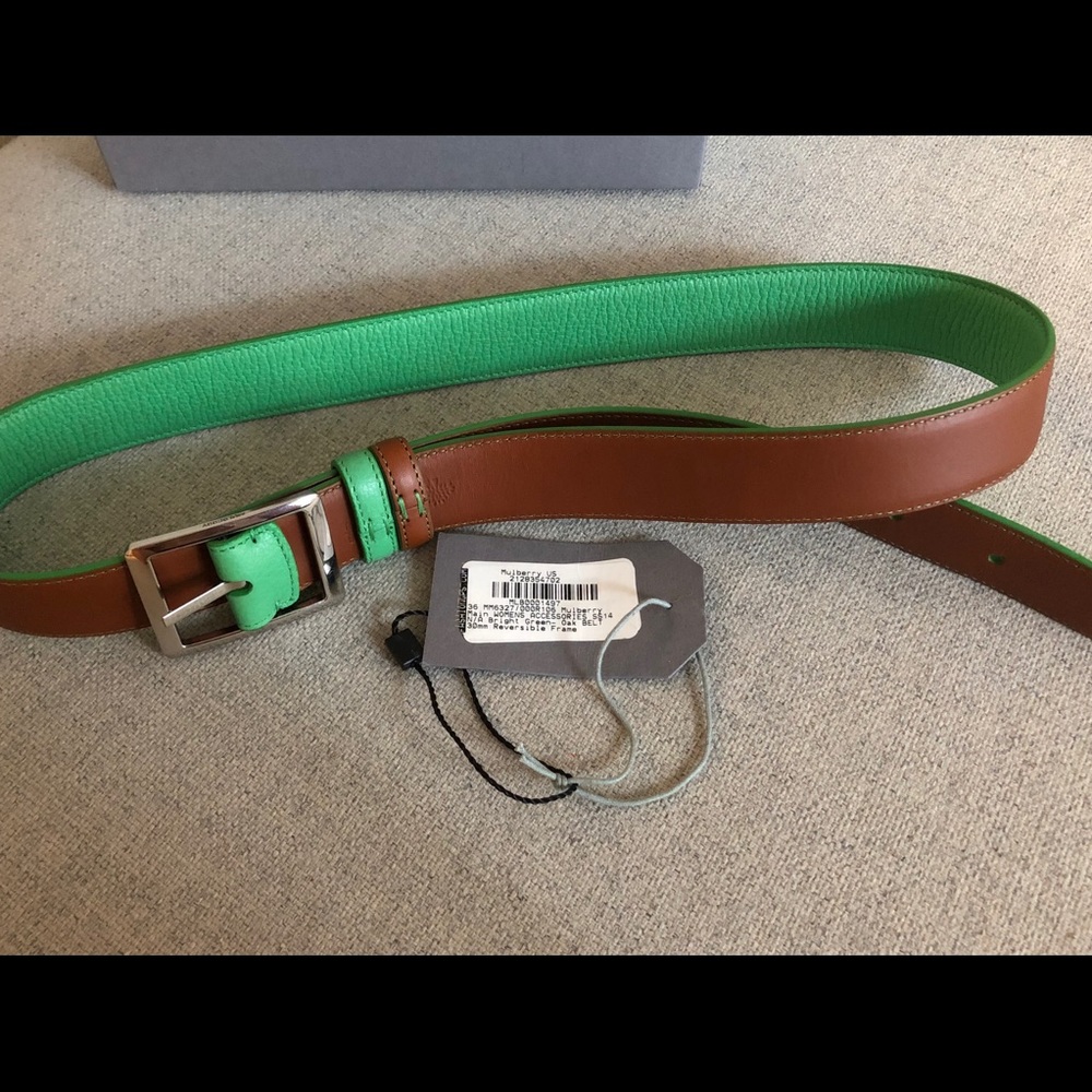 Reversible Mulberry leather belt